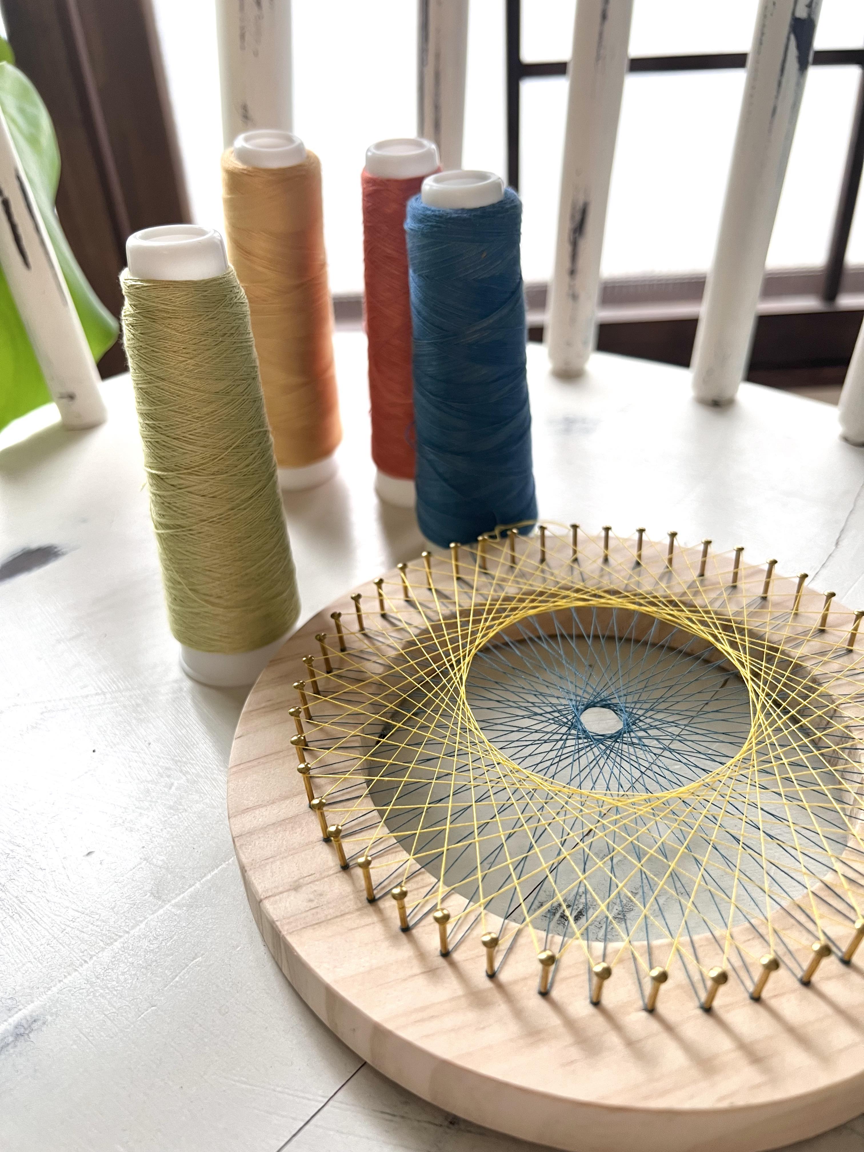 自分とつながる糸かけ曼荼羅